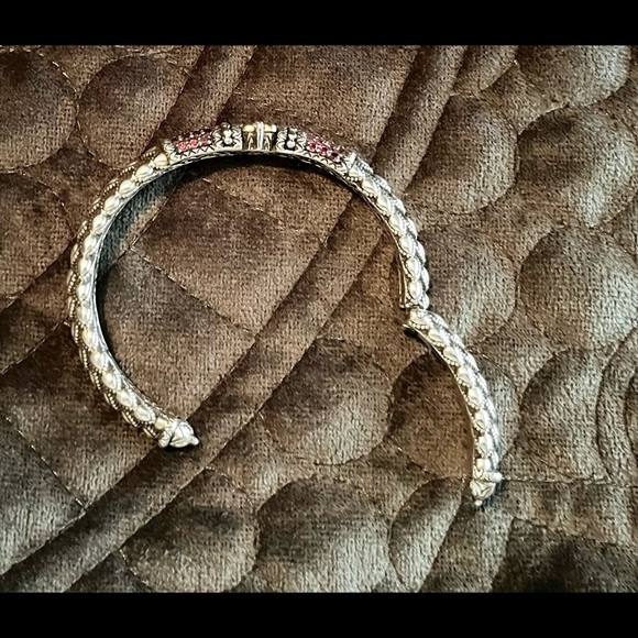 Barbara Bixby Sterling Silver, 18k Gold, Brazilian Garnet Cuff❤️ - Picture 8 of 8